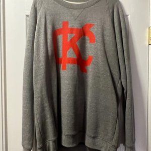 Charlie Hustle Kansas City Monarchs Logo Crewneck Sweatshirt